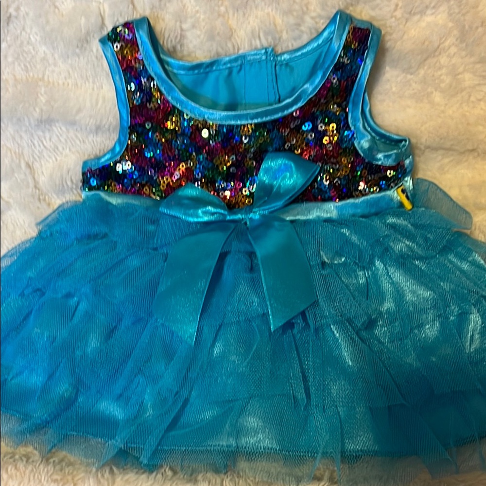 Build-A-Bear Blue Dance Costume Dress